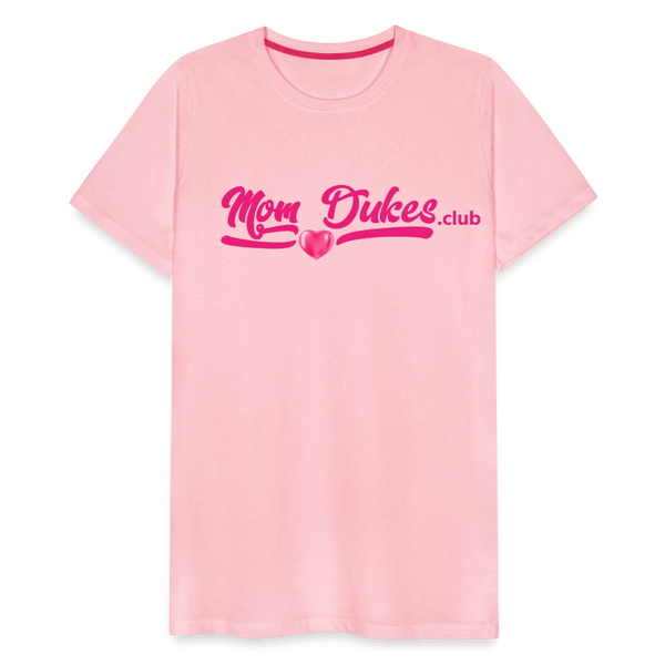 MomDukes.Club Men's Premium T-Shirt UNISEX (Pink Letters) - pink