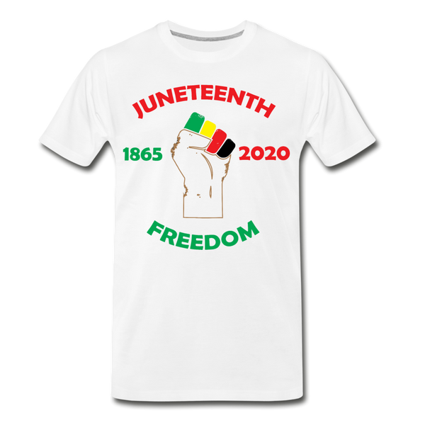 Juneteenth  1865-2020 Premium T-Shirt **LIMITED** - white