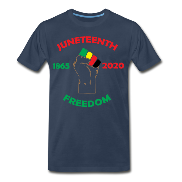 Juneteenth  1865-2020 Premium T-Shirt **LIMITED** - navy