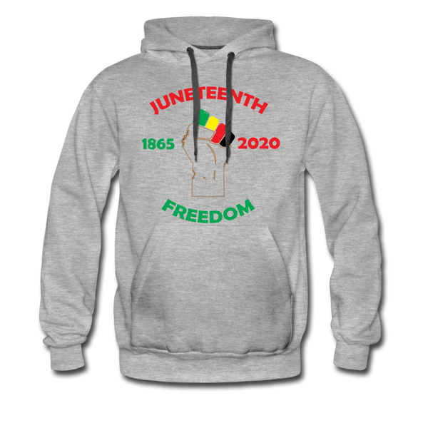 Juneteenth Freedom Premium Hoodie **LIMITED** - heather gray
