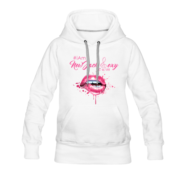 i am New Jack Sexy Pink Lipz Women’s Premium Hoodie - white